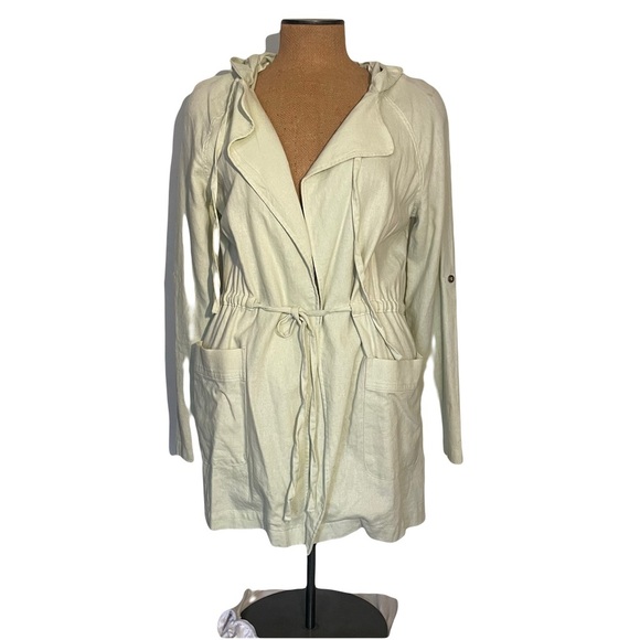 Love Tree light weight pale green jacket size small linen/viscose - Picture 1 of 7